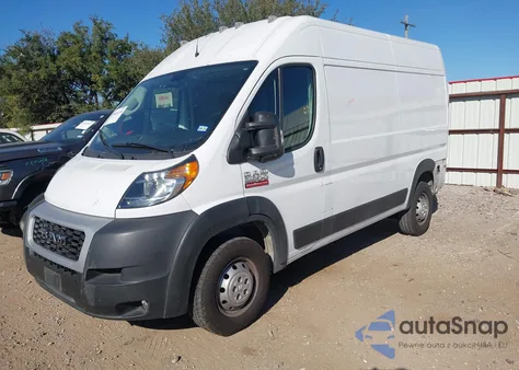 2021 Ram Promaster 2500 High Roof 136 Wb from USA, damaged, VIN 3C6ERVCG7ME505622